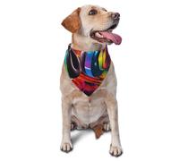 Bandana coloré pour chien et chat de petite et moyenne taille, accessoire photo, bandanas triangulaires réglables et lavables
