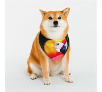 Bandana coloré pour chien perroquet grande taille réglable triangle bavoirs double foulard réversible lavable mouchoir quotidien pour chien de taille moyenne et grande taille cadeau