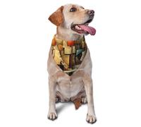 Bandana d'anniversaire pour chien, corps céleste abstrait Happy Birthday Party pour animal de compagnie, joli bandana réglable pour chiens de petite, moyenne et grande taille, accessoire de