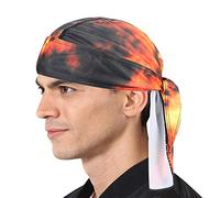 Bandana de Cyclisme Homme Femme Bandeau de Sport Séchage Rapide Respirante Chapeau Pirate Casquette Protège Tête Foulard Calotte sous Casque Eté Bonnet de Vélo Moto Running Couvre-Chef