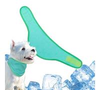 Bandana de glace pour chien, bandana auto-refroidissante pour chiens, serviette glacée pour chiens, refroidisseur de cou multifonctionnel pour marcher, jouer,