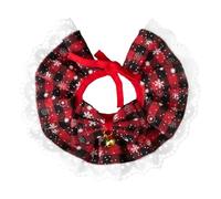 Bandana de Noël pour chien - Écharpe de vacances pour chien - Cache-cou d'hiver rayé pour chien, bavoir festif de Noël pour chat et chien - Accessoires de Noël pour animaux de compagnie - Écharpe de