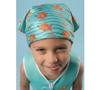 Bandana De Plage Anti-uv Turquoise 3/6A