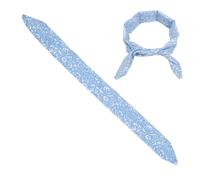 Bandana De Refroidissement pour Chien, Collier De Refroidissement Instantané D'été, Écharpe À Tissu Cool, Conception du Compartiment, Couleur Bleu Clair, Enveloppe De Cou Animale Réutilisable