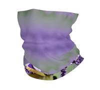 Bandana d'été avec imprimé floral et lavande violet pour homme et femme