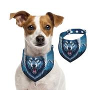 Bandana d'été cool pour chien, bandana d'été lavable et réglable pour chien, bavoir triangulaire mignon pour chiens de taille moyenne et grande taille, chiots et chats, taille M