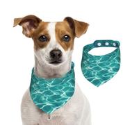 Bandana d'été pour chien, bandana d'été lavable et réglable pour chien, bandana triangulaire mignon pour animaux de compagnie pour chiens de taille moyenne et grande taille, chiots et chats, taille M