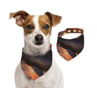 Bandana d'été pour chien, motif dauphin, lavable, réglable, triangulaire, bavoirs mignons pour chiens de taille moyenne et grande taille, chiots et chats, taille L