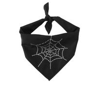 Bandana d'Halloween pour animaux de compagnie, accessoire de fête, bandanas triangulaire, serviette de salive, accessoire de collier sur le thème des vacances, décoration de costume
