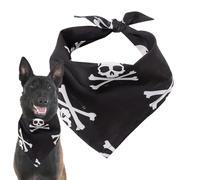 Bandana d'halloween pour Chien - Foulard Triangulaire Motif Citrouîlle pour Animaux | Écharpe Lavable en Coton pour Petits et Grands Chiens | Bavoir Confortable comme Accessoire Costume Fête Réglable
