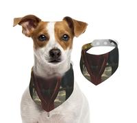 Bandana double face en coton pour chien, fille, garçon, lavable, coloré, motif hibou, bavoirs pour chiens de petite, moyenne et grande taille, unisexe, chats, animaux de compagnie de petite taille