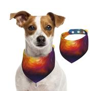 Bandana double face en coton pour chien, fille, garçon, lavable, coloré, rêveur pour chiens de petite, moyenne et grande taille, unisexe, pour chiens, chats, animaux de compagnie, taille M