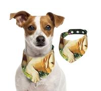 Bandana double face en coton pour chien, fille, garçon, lavable, golden retriever, écharpe pour chien de petite, moyenne et grande taille, unisexe, pour chiens, chats, animaux de compagnie, taille L