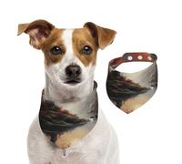 Bandana double face en coton pour chien, fille, garçon, lavable, magnifique motif érable, bavoirs pour chiens de petite, moyenne et grande taille, unisexe, pour chiens, chats, animaux de compagnie