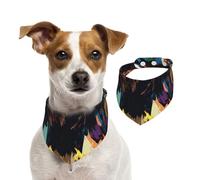 Bandana double face en coton pour chien, fille, garçon, lavable, motif aigle qui crie volant, bavoirs pour chiens de petite, moyenne et grande taille, unisexe, pour chiens, chats, animaux de compagnie