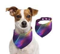 Bandana double face en coton pour chien, fille, garçon, lavable, motif aurore mystérieuse, bavoirs pour chiens de petite, moyenne et grande taille, unisexe, pour chiens, chats, animaux de compagnie