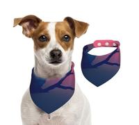 Bandana double face en coton pour chien, fille, garçon, lavable, motif hibou sur la branche, bavoirs pour chiens de petite, moyenne et grande taille, unisexe, pour chiens, chats, animaux de compagnie