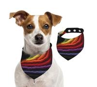 Bandana double face en coton pour chien, fille, garçon, lavable, motif léopard abstrait, bavoirs pour chiens de petite, moyenne et grande taille, unisexe, pour chiens, chats, animaux de compagnie