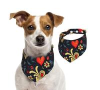 Bandana double face en coton pour chien, fille, garçon, lavable, motifs magnifiques et nobles, bavoirs pour chiens de petite, moyenne et grande taille, unisexe, pour chiens, chats, animaux de