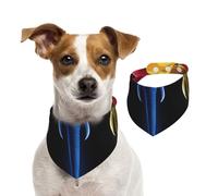Bandana double face en coton pour chien, fille, garçon, lavable, rouge, bleu, jaune, éléphant coloré, bavoirs pour chiens de petite, moyenne et grande taille, unisexe, pour chiens, chats, animaux de