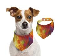 Bandana double face en coton pour chien fille garçon, lavable souriant et chaud Golden Retriever pour chiens et chats de petite, moyenne et grande taille Unisexe