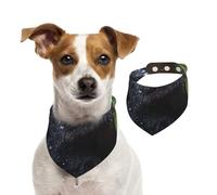 Bandana double face pour chien The Longing of Dogs - Écharpe réversible en coton pour petits et grands chiens - Accessoires imprimés uniques pour chiots