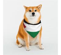 Bandana drapeau de la Palestine pour chiens de petite, moyenne et grande taille, écharpe triangulaire pour chat ou garçon