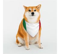 Bandana drapeau italien pour chiens de petite, moyenne et grande taille, foulard triangle pour fille ou garçon