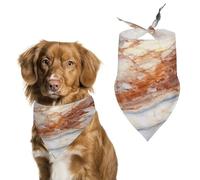Bandana durable pour animaux de compagnie, écharpe triangulaire à imprimé marbre pour chiens et chats, doux, élégant et facile à laver, idéal pour les promenades, les photos et plus encore