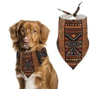 Bandana élégant pour chats et chiens, écharpe triangulaire à motif africain traditionnel, léger et durable, parfait pour un usage quotidien ou des événements spéciaux