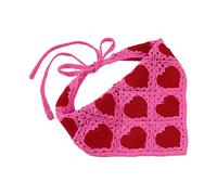 Bandana en crochet coloré pour femme - Motif foulard - Turban - Embrasse pastorale pour envelopper la tête - Jolis cheveux