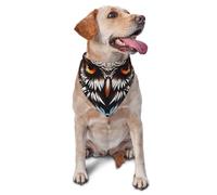 Bandana en forme de chouette pour chien et chat de petite et moyenne taille, accessoire photo, bandanas triangulaires réglables et lavables