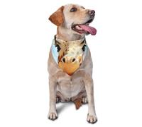 Bandana en forme de girafe pour chien et chat de petite et moyenne taille, accessoire photo, bandanas triangulaires réglables et lavables