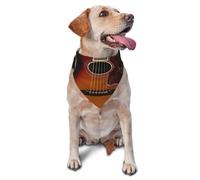 Bandana en forme de guitare pour chien et chat de petite et moyenne taille, accessoire photo, bandanas triangulaires réglables et lavables