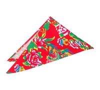 Bandana en Tissu Multi-usage à Imprimé Floral, Style Hip-hop | Léger et Souple, Forme Triangulaire, pour Cyclisme, Fêtes, Maison et Usage Quotidien