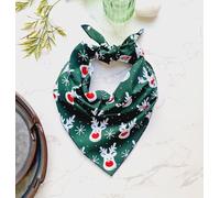 Bandana Festif pour Chien Motif Renne de Noël