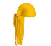 Bandana Foulard US Durag - Rap USA du rag - Airsoft Paintball Hip hop Moto Biker Musculation (7# Or)
