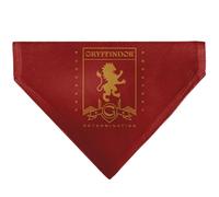 Bandana Harry Potter pour animal de compagnie Harry Potter avec bannière et icônes Gryffondor rouge jaune à enfiler uniquement
