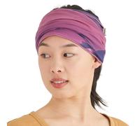 Bandana Homme Foulard Cheveux Femme - Serre Tete Elastique Tie Dye Marbré Bandeau Japonais Pour Sport Accessoires Hippie Chic Teint Main Marbre Violet