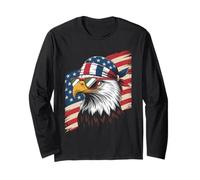 Bandana Humoristique Aigle Patriotique fierté Mexicaine USA Femmes Hommes Manche Longue