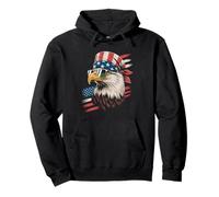 Bandana Humoristique Aigle Patriotique fierté Mexicaine USA Femmes Hommes Sweat à Capuche