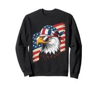 Bandana Humoristique Aigle Patriotique fierté Mexicaine USA Femmes Hommes Sweatshirt