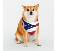 Bandana imprimé drapeau de l'État de l'Ohio pour chiens et chats, tissu élastique doux et respirant pour un usage quotidien