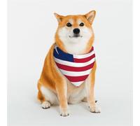 Bandana imprimé drapeau du Libéria pour chiens et chats, tissu élastique doux et respirant pour un usage quotidien