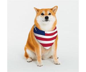 Bandana imprimé drapeau du Libéria pour chiens et chats, tissu élastique doux et respirant pour un usage quotidien