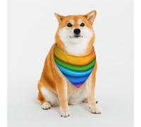 Bandana incurvé coloré pour chiens de petite, moyenne et grande taille, écharpe triangulaire pour fille ou garçon