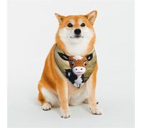 Bandana mignon à motif de petite vache pour chien, petite écharpe triangulaire réglable, double écharpe réversible, lavable, mouchoir quotidien pour chien de taille moyenne et grande taille