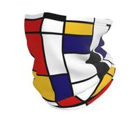 Bandana multifonctionnel, couvre-chef, écharpe, protection faciale, cache-cou, tube,Style Mondrian