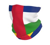 Bandana Multifonctionnel Unisexe Avec Drapeau D'Afrique Centrale Cache-Cou Fin Et Coupe-Vent Pour Hommes Et Femmes Idéal Pour Le Cyclisme La Course À Pied La Randonnée Et Autres Activités Sportives