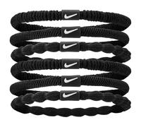 Nike Élastiques à cheveux Flex Hair Tie Lot de 6 pour femme Noir/blanc Taille unique